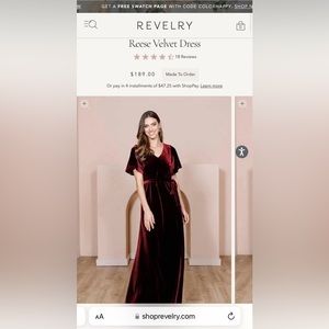 Revelry Reese Bridesmaids Dress